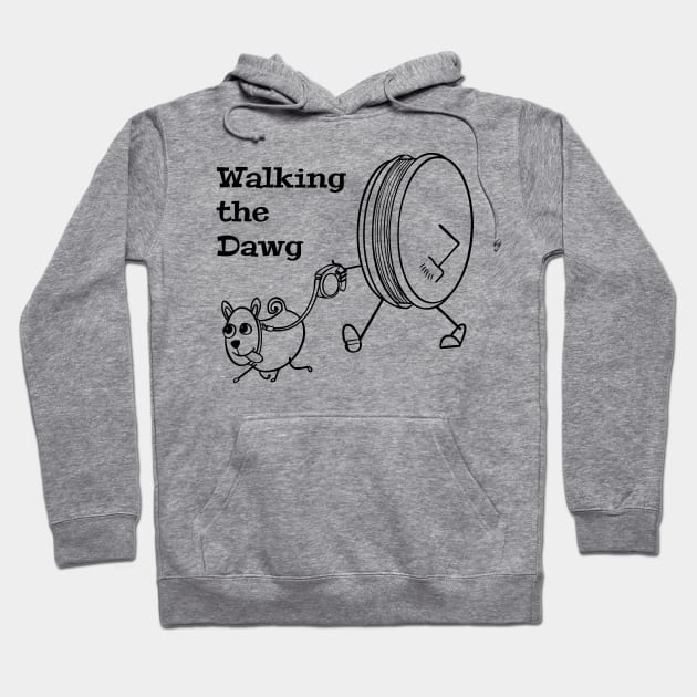 Yo-Yo Walking The Dog Yo-Yo Fan Hoodie by atomguy